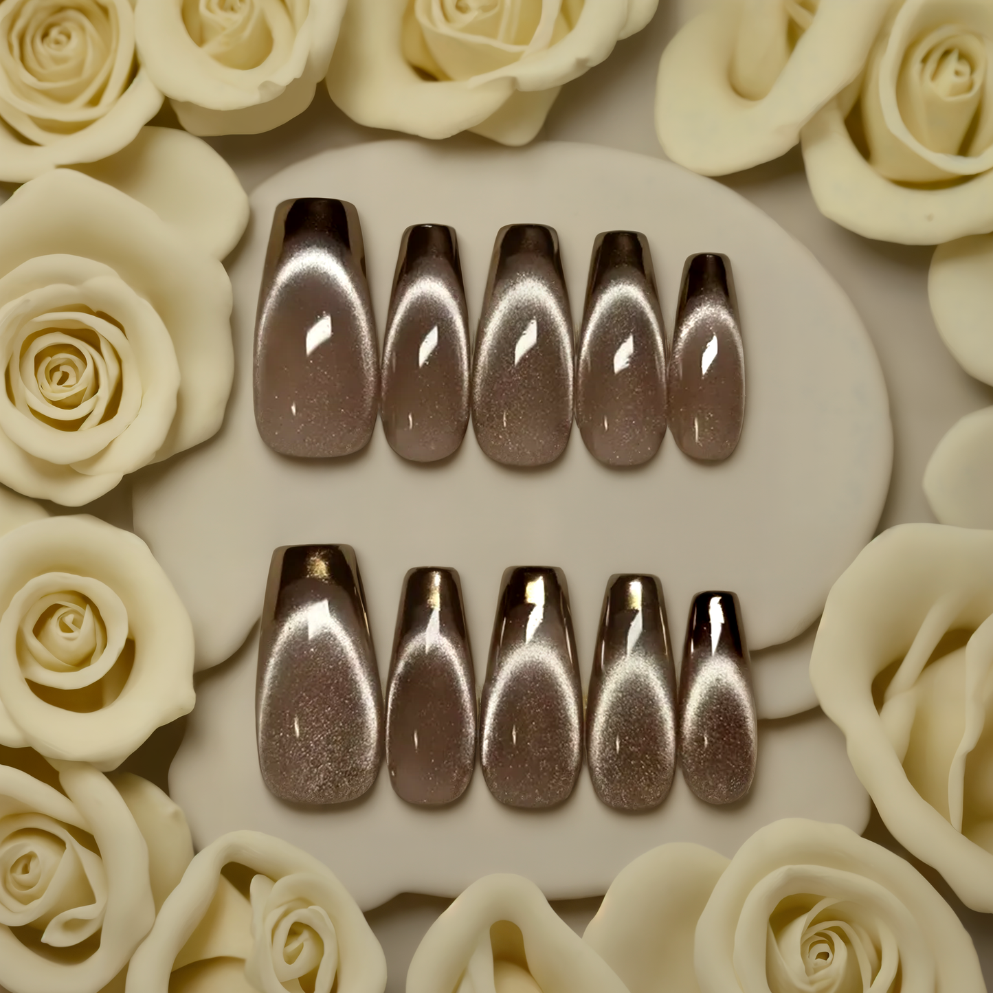 Timeless Touch French Tip Press-On Nails